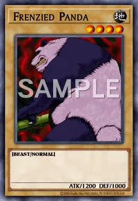 Frenzied Panda, Yu-Gi-Oh! card, EARTH