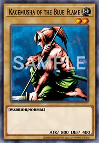 Kagemusha of the Blue Flame, Yu-Gi-Oh! card, EARTH