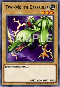 Two-Mouth Darkruler, Yu-Gi-Oh! card, EARTH
