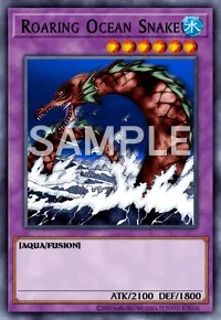 Roaring Ocean Snake, Yu-Gi-Oh! card, WATER