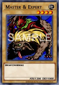 Master & Expert, Yu-Gi-Oh! card, EARTH