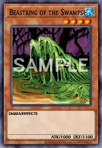 Beastking of the Swamps, Yu-Gi-Oh! card, WATER