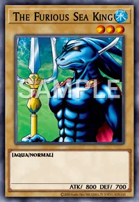 The Furious Sea King, Yu-Gi-Oh! card, WATER
