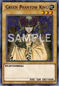 Green Phantom King, Yu-Gi-Oh! card, EARTH