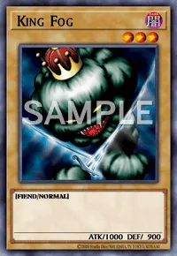 King Fog, Yu-Gi-Oh! card, DARK