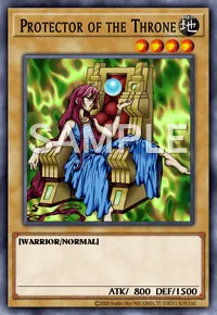 Protector of the Throne, Yu-Gi-Oh! card, EARTH