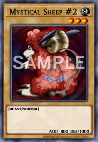 Mystical Sheep #2, Yu-Gi-Oh! card, EARTH