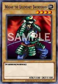 Masaki the Legendary Swordsman, Yu-Gi-Oh! card, EARTH