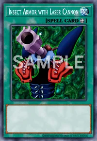Insect Armor with Laser Cannon, Yu-Gi-Oh! card, SPELL