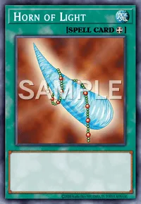 Horn of Light, Yu-Gi-Oh! card, SPELL