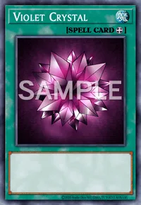 Violet Crystal, Yu-Gi-Oh! card, SPELL
