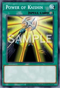 Power of Kaishin, Yu-Gi-Oh! card, SPELL
