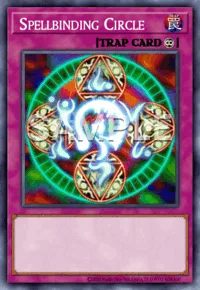Spellbinding Circle, Yu-Gi-Oh! card, TRAP