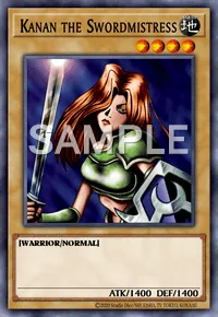 Kanan the Swordmistress, Yu-Gi-Oh! card, EARTH