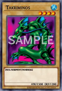 Takriminos, Yu-Gi-Oh! card, WATER