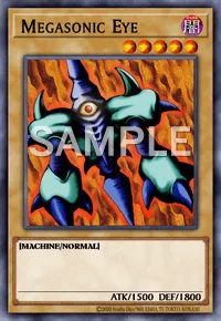 Megasonic Eye, Yu-Gi-Oh! card, DARK