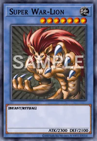 Super War-Lion, Yu-Gi-Oh! card, EARTH