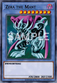 Zera the Mant, Yu-Gi-Oh! card, DARK