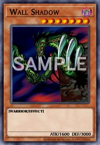 Wall Shadow, Yu-Gi-Oh! card, DARK