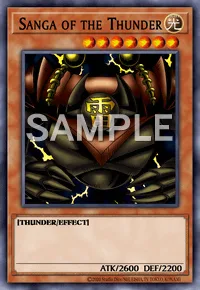 Sanga of the Thunder, Yu-Gi-Oh! card, LIGHT
