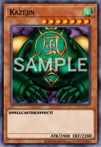 Kazejin, Yu-Gi-Oh! card, WIND