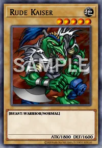 Rude Kaiser, Yu-Gi-Oh! card, EARTH