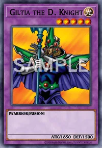Giltia the D. Knight, Yu-Gi-Oh! card, LIGHT