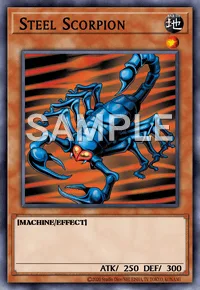 Steel Scorpion, Yu-Gi-Oh! card, EARTH