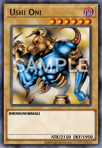 Ushi Oni, Yu-Gi-Oh! card, DARK