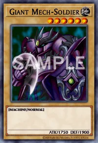 Giant Mech-Soldier, Yu-Gi-Oh! card, EARTH