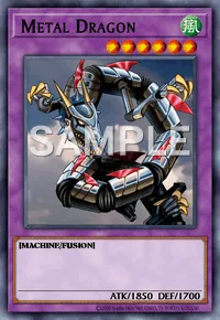 Metal Dragon, Yu-Gi-Oh! card, WIND