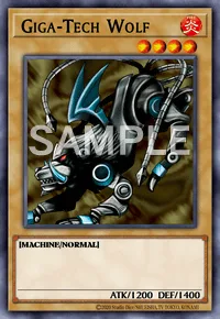 Giga-Tech Wolf, Yu-Gi-Oh! card, FIRE