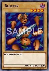 Blocker, Yu-Gi-Oh! card, DARK