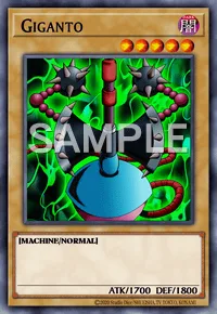 Giganto, Yu-Gi-Oh! card, DARK