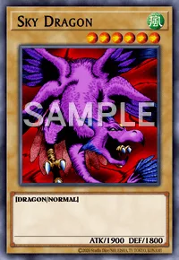 Sky Dragon, Yu-Gi-Oh! card, WIND