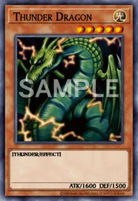 Thunder Dragon, Yu-Gi-Oh! card, LIGHT