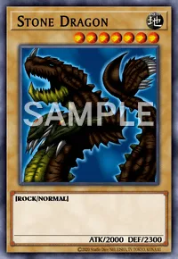 Stone Dragon, Yu-Gi-Oh! card, EARTH