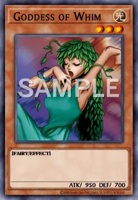 Goddess of Whim, Yu-Gi-Oh! card, LIGHT