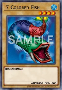 7 Colored Fish, Yu-Gi-Oh! card, WATER