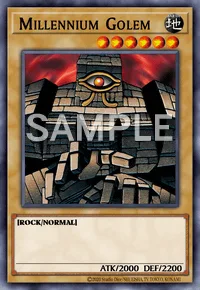 Millennium Golem, Yu-Gi-Oh! card, EARTH