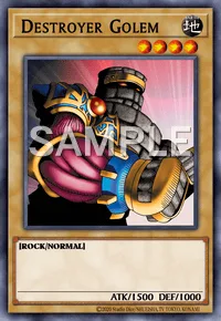 Destroyer Golem, Yu-Gi-Oh! card, EARTH
