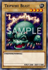 Tripwire Beast, Yu-Gi-Oh! card, EARTH
