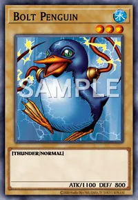 Bolt Penguin, Yu-Gi-Oh! card, WATER