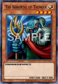 The Immortal of Thunder, Yu-Gi-Oh! card, LIGHT