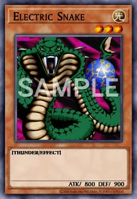 Electric Snake, Yu-Gi-Oh! card, LIGHT