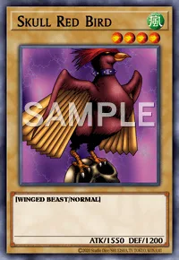 Skull Red Bird, Yu-Gi-Oh! card, WIND