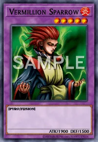 Vermillion Sparrow, Yu-Gi-Oh! card, FIRE
