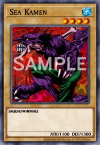 Sea Kamen, Yu-Gi-Oh! card, WATER