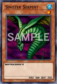 Sinister Serpent, Yu-Gi-Oh! card, WATER