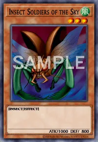 Insect Soldiers of the Sky, Yu-Gi-Oh! card, WIND